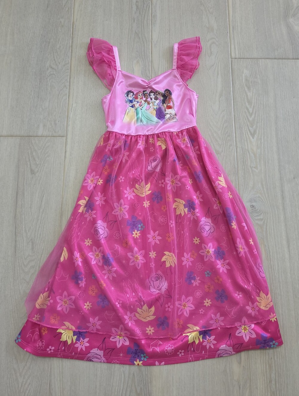 Girls Pink Princess Character Nightgown